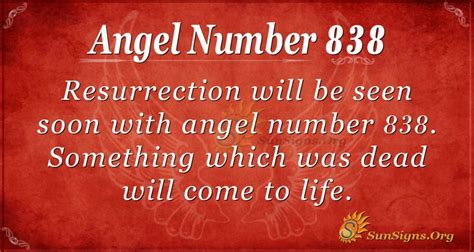 Angel Number 838 – Symbolism and Meaning